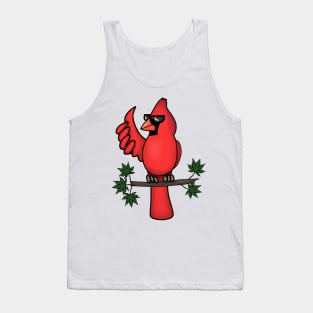 Mr. Cool Cardinal (Large Design) Tank Top